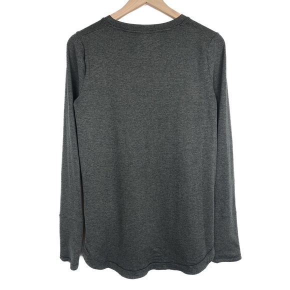 Athleta Uptempo Long Sleeve Thumb Hole Top, Grey‎ - Size SP - Picture 7 of 8